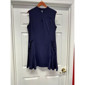 Jack Smith Sleeveless Navy Athletic Dress sz 2X EUC